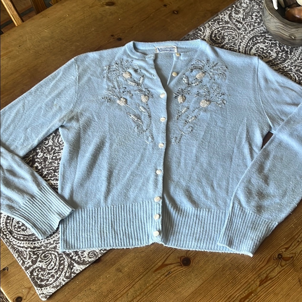 Kerrybrooke Vintage 50’s Beaded Cardigan